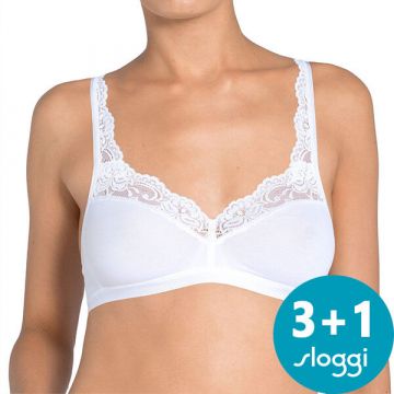 Sloggi Romance bh zonder beugel 10031898 white