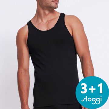 Sloggi Heren ABC 2.0 Tank top 2-pack 10217898