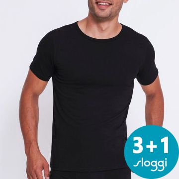 Sloggi Heren ABC 2.0 Shirt met korte mouw 2-pack 10217962
