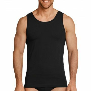 Schiesser Heren Long Life Cotton hemd 145138 zwart