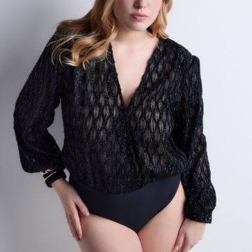 Body met diep decolleté