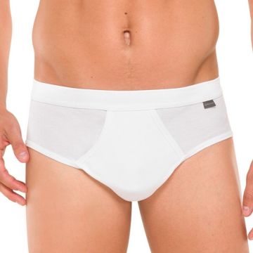 Schiesser Cotton Doppelripp 2-pack sportslips 205177 white