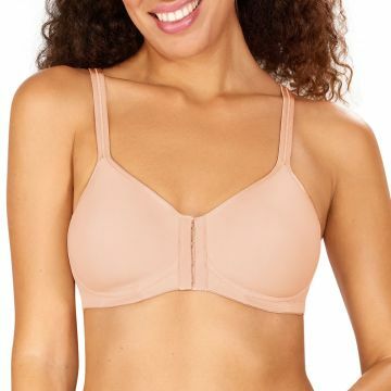 Amoena Mara bh zonder beugel met voorsluiting 44806 roze nude