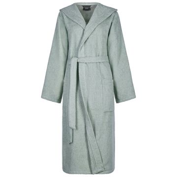 Cawö Dames Pure Badjas met capuchon 5223