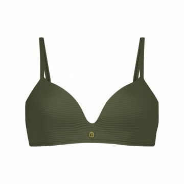 Voorgevormde bikini top met diep decolleté