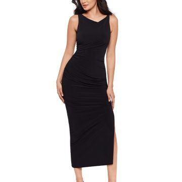 Maxi-jurk met figuurcorrigerende werking