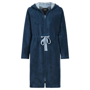 Cawö Dames Pure Styles Badjas met capuchon 822