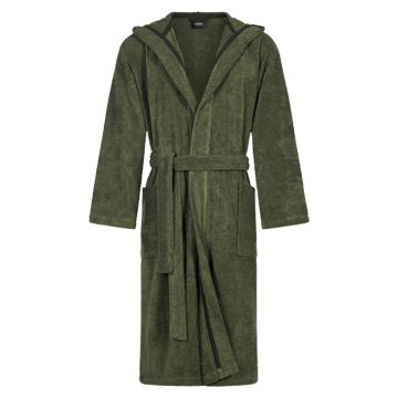 Cawö Heren Pure Styles Badjas met capuchon 829