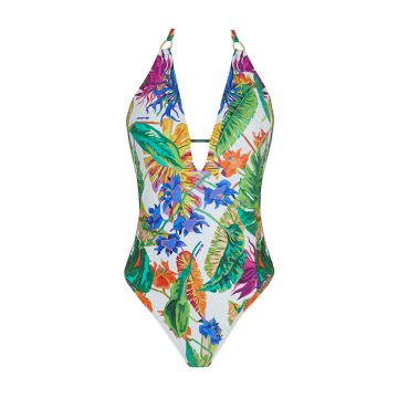 Badpak met diep decolleté