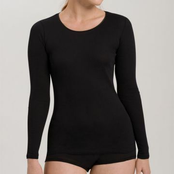 Hanro Cotton Seamless shirt met lange mouw 071620