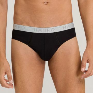 Hanro Cotton Essentials 2-pack slips 073075 black