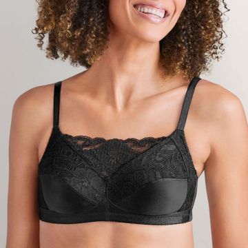 Amoena Isabel bh zonder beugel 2118 zwart