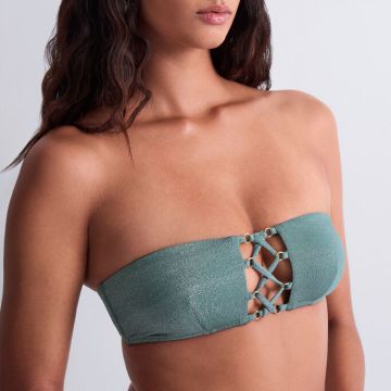 Bandeau bikini top