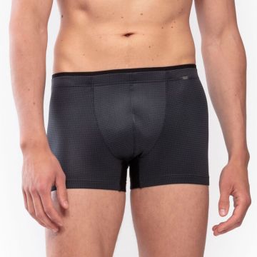 Mey Heren Houndstooth short 62221 zwart