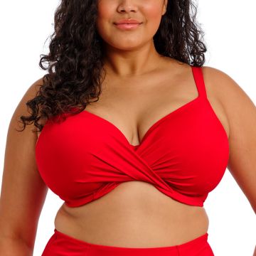 Bikini top met diep decolleté