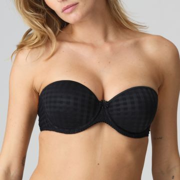 Voorgevormde strapless bh