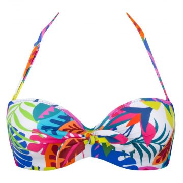 Antigel Badmode La Matissienne voorgevormde bandeau bikini top EBA7130 papier color