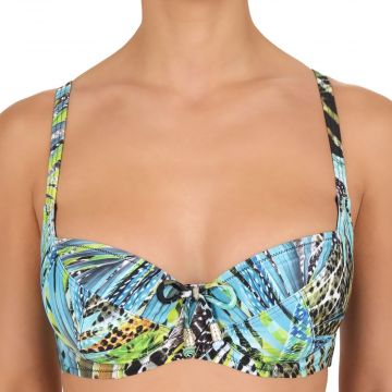 Felina Green Fig balconnet bikini top 5255299 black jungle