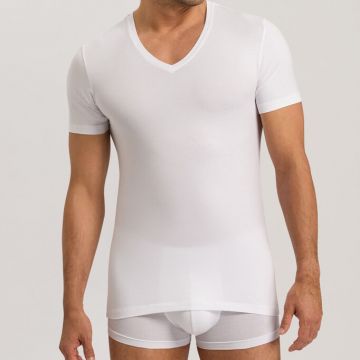 Hanro Heren Cotton Superior Shirt met korte mouwen 073089