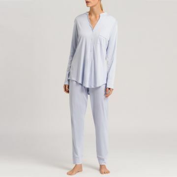 Hanro Pure Essence pyjama set lang 077949 off white