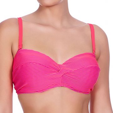 Freya swimwear horizon bandeau bikini top AS3847 hot coral
