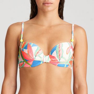 Marie Jo Swim Tarifa voorgevormde bikini top met diep decollete 1004916 tropical blossom