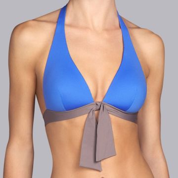 Andres Sarda belle voorgevormde triangel bikini top 3407720 egyptian blue