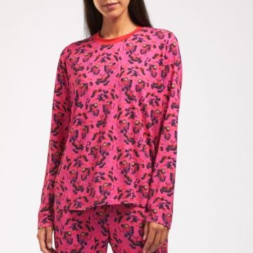 Cyell Sleepwear Tiger pyjamatop met lange mouw 950118-292